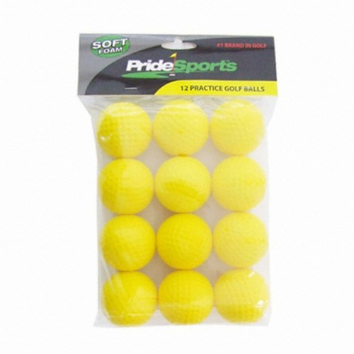 Мячи для гольфа поролоновые PrideSports Foam PAFB6012