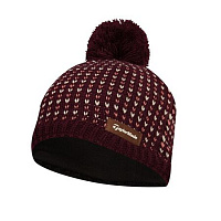 Картинка Шапка TaylorMade W Bobble Beanie Burgundy от магазина Гольф Маркет - магазин товаров для гольфа