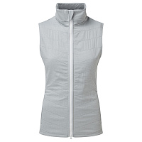 Картинка Жилет женский FJ Thermal Quilted Heather Grey/White  от магазина Гольф Маркет - магазин товаров для гольфа