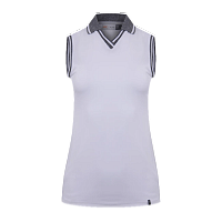 Картинка Поло женское KJUS V-Neck S/L White от магазина Гольф Маркет - магазин товаров для гольфа