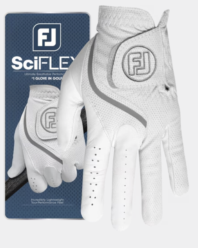 Картинка Перчатка женская FJ SciFlex White LLH от магазина Гольф Маркет - магазин товаров для гольфа