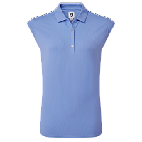 Картинка Поло женское FJ Cap Sleeve Rib Knit Blue от магазина Гольф Маркет - магазин товаров для гольфа