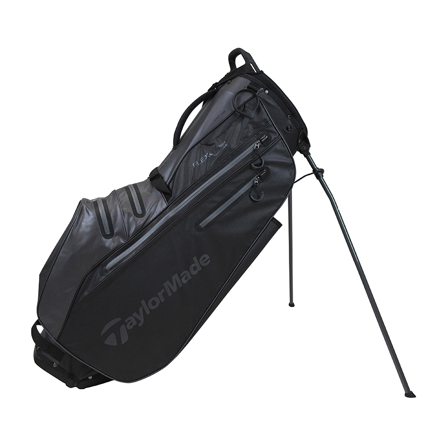 Картинка Бэг TaylorMade Flextech Waterproof Stand Black/Charcoal от магазина Гольф Маркет - магазин товаров для гольфа
