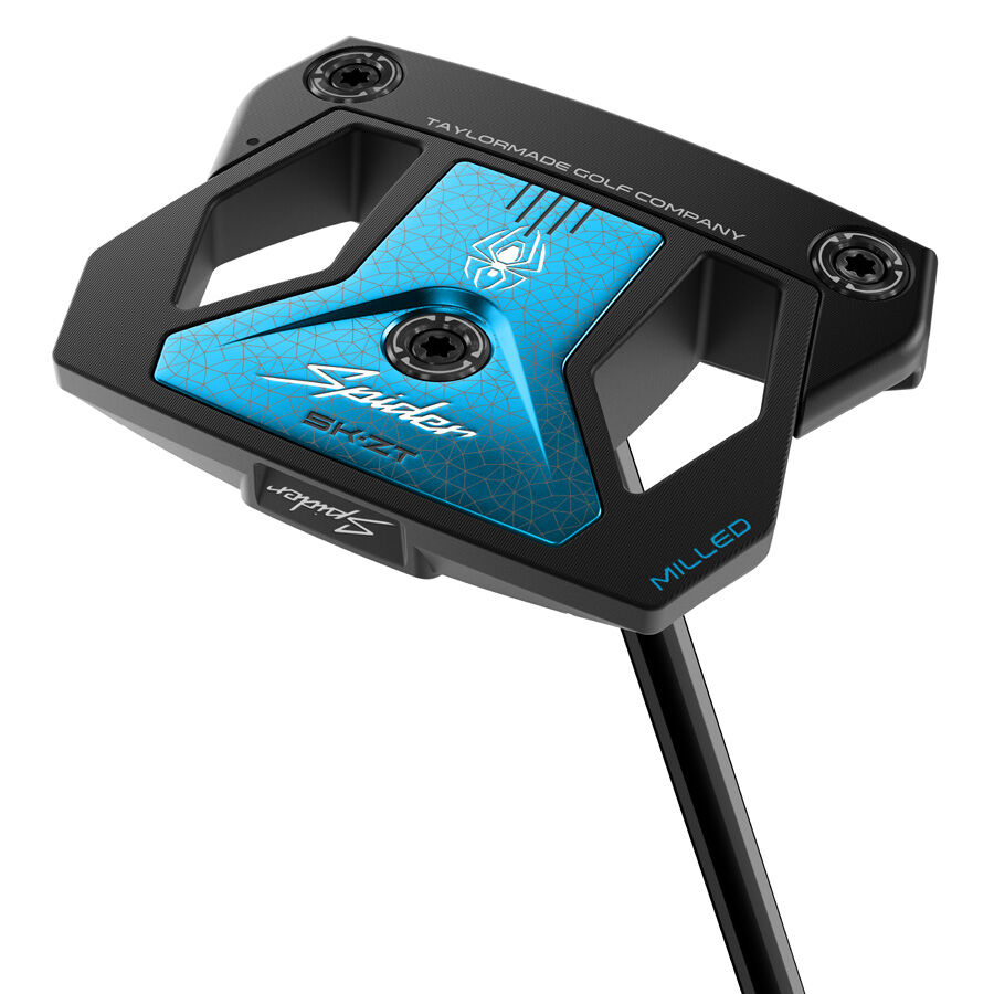 Картинка Паттер TaylorMade Spider ZT Black/Black CS Rh 34 от магазина Гольф Маркет - магазин товаров для гольфа