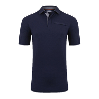 Картинка Поло KJUS Inverness S/S Atlanta Blue от магазина Гольф Маркет - магазин товаров для гольфа
