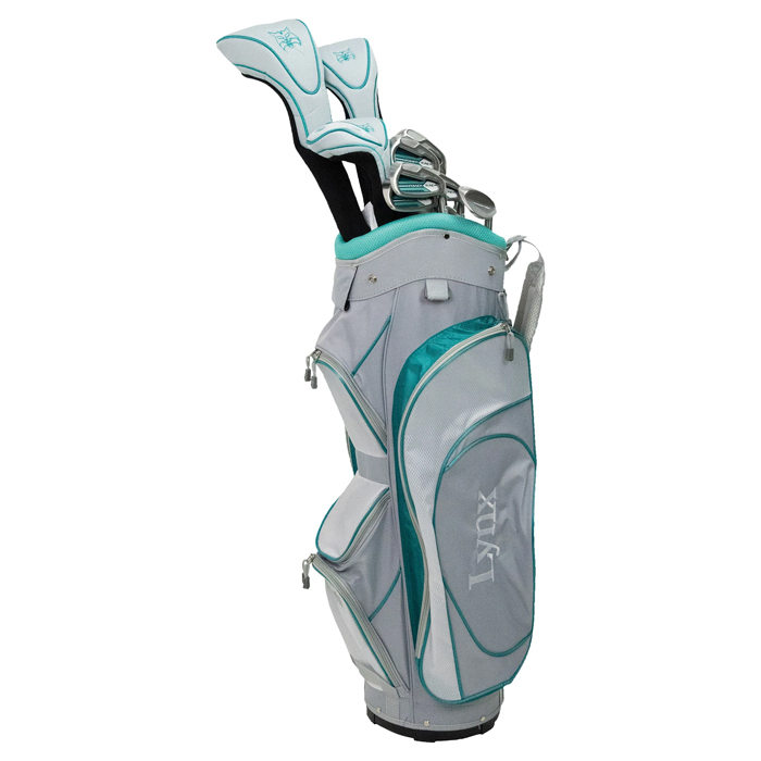 Картинка Набор клюшек Lynx Golf Ladie's Set + Grey/Green Cart Bag от магазина Гольф Маркет - магазин товаров для гольфа