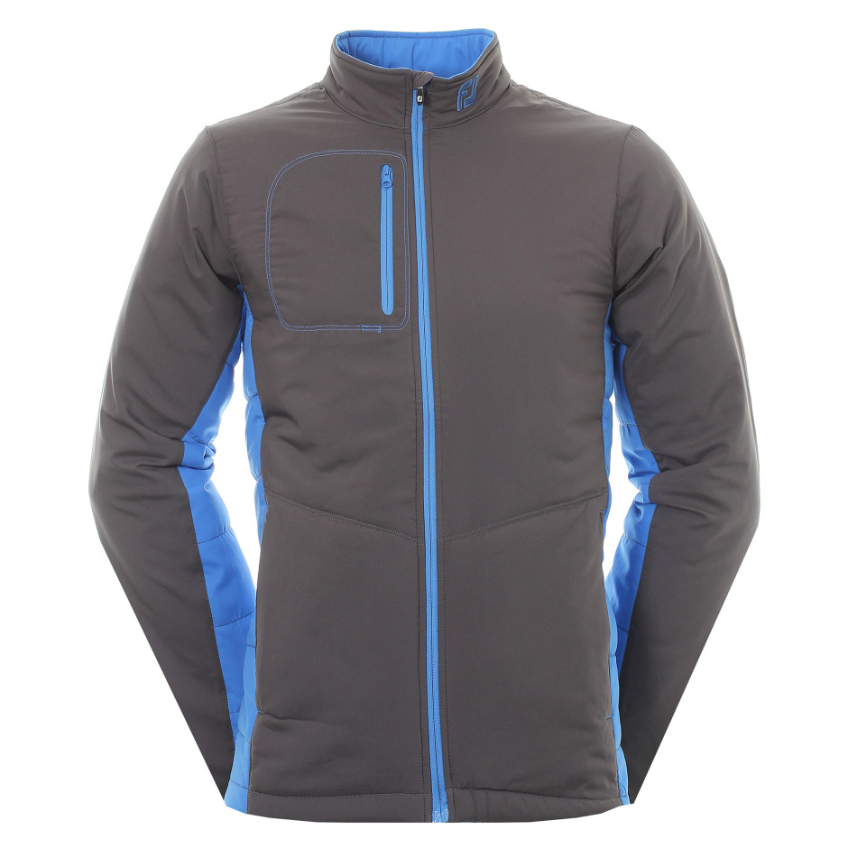 Картинка Куртка FJ Thermal Quilted CHARCOAL/MARINE от магазина Гольф Маркет - магазин товаров для гольфа