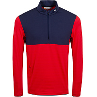 Картинка Толстовка KJUS David Cosmic Red/Atlanta Blue от магазина Гольф Маркет - магазин товаров для гольфа