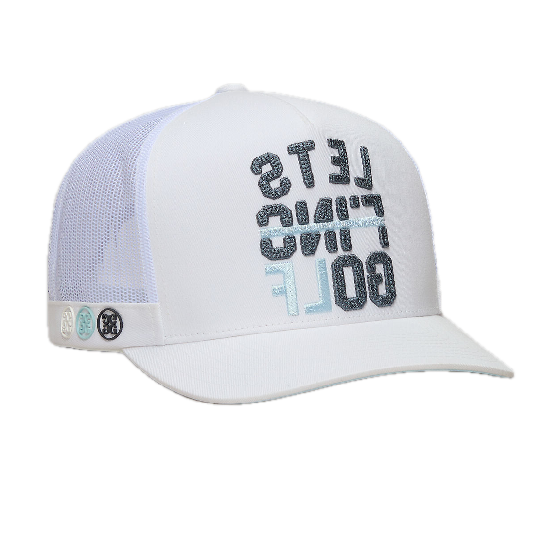 Картинка Бейсболка G/Fore LFG Trucker Snow от магазина Гольф Маркет - магазин товаров для гольфа