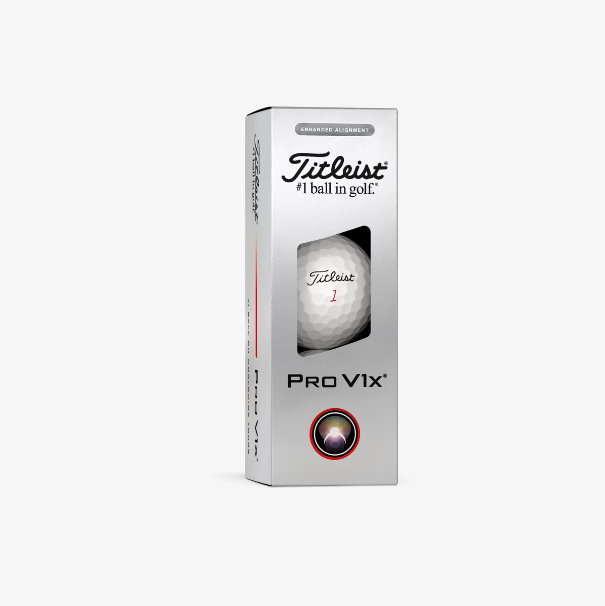Картинка Мячи Titleist Pro V1x Enhanced Align 25' от магазина Гольф Маркет - магазин товаров для гольфа