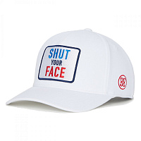 Картинка Бейсболка G/Fore Shut Your Face Twill Trucker Snow от магазина Гольф Маркет - магазин товаров для гольфа