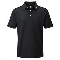 Картинка Поло FJ Stretch Pique Solid  AF Black от магазина Гольф Маркет - магазин товаров для гольфа