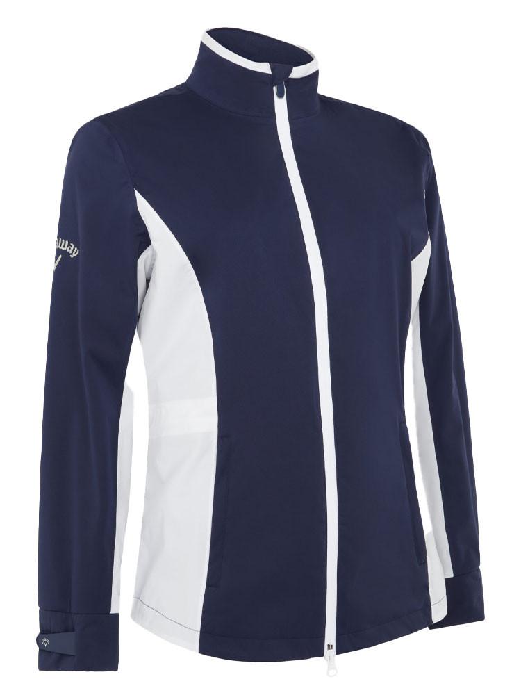 Картинка Куртка женская Callaway Stormlite Liberty Peacoat/Brilliant White от магазина Гольф Маркет - магазин товаров для гольфа