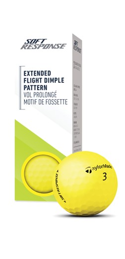 Картинка Мячи TaylorMade Soft Response (Желтые) от магазина Гольф Маркет - магазин товаров для гольфа