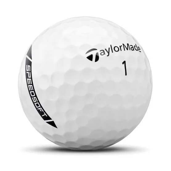 Картинка Мячи TaylorMade SpeedSoft White от магазина Гольф Маркет - магазин товаров для гольфа