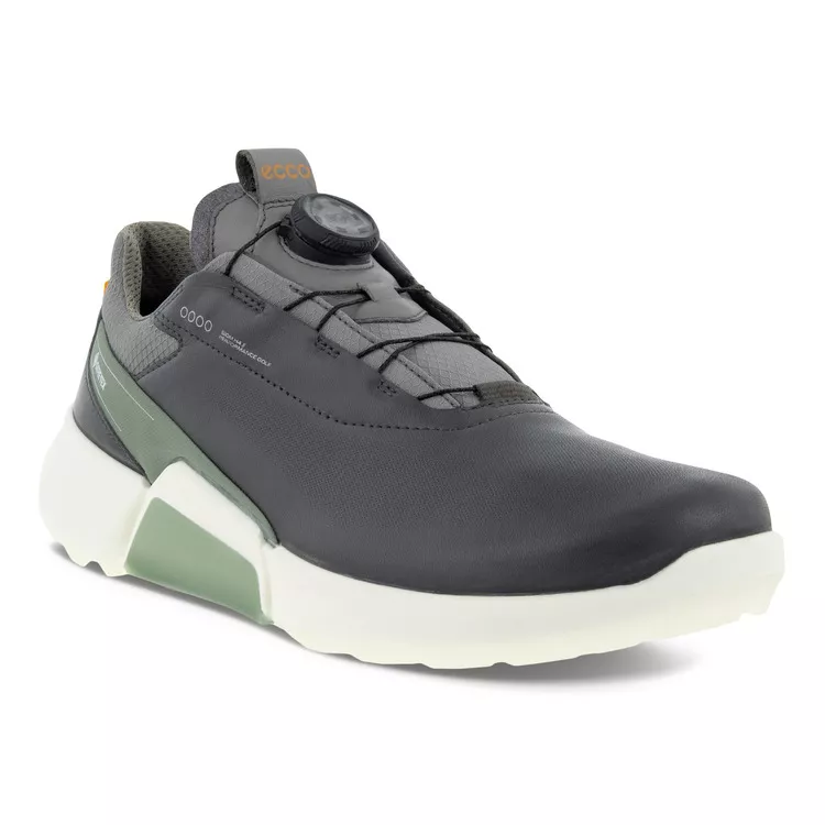 Картинка Ботинки ECCO Golf Biom H4 Grey Green от магазина Гольф Маркет - магазин товаров для гольфа