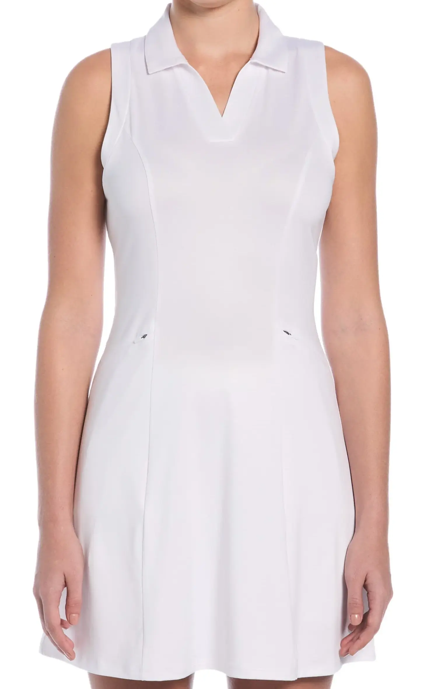 Картинка Платье Callaway Flounce w/Mesh Brilliant White от магазина Гольф Маркет - магазин товаров для гольфа