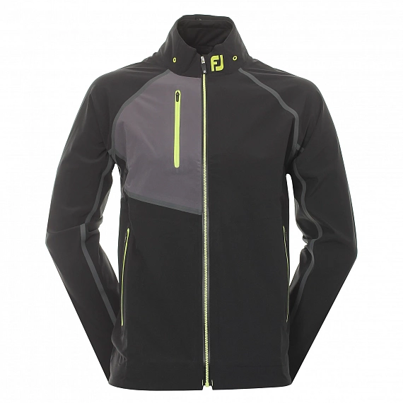 Куртка непромокаемая FJ HydroTour Black/Charcoal/Lime